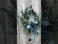 DIY Blue Church Woodland Forest Wreath | Woodland Wreath Tutorial