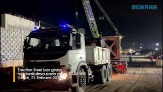 Proses erection Steel Box Girder
