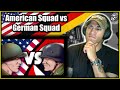 Marine reacts to US Squad vs German Squad [WWII]