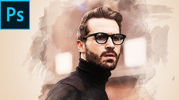 Water Colour Portrait Effect | Photoshop Tutorials - Destiny of Tutorials