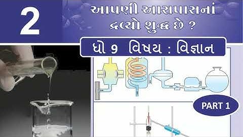 Std 9 Gujarat Board GSEB | Science Lesson 2 | Part 1 ધોરણ 9 વિજ્ઞાન | આપણી આસપાસના દ્રવ્યો શુદ્ધ છે?
