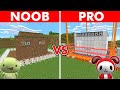 Minecraft NOOB vs PRO: SAFEST ZOMBIE SECURITY BUILD CHALLENGE