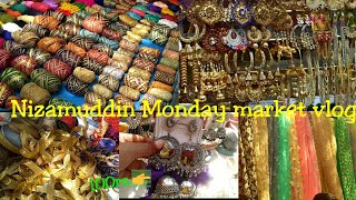 #vlog|| Nizamuddin Monday market| Local market of nizamuddin, Affordable market place in delhi