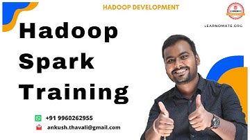 Hadoop Spark Training Demo by Ankush Thavali | Starting new batch from Tomorrow🔥😎