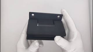 Black Stainless Steel 304 90 Degree Glass Shower Door Hinges