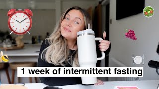 TRYING OUT INTERMITTENT FASTING!! this is how it went....