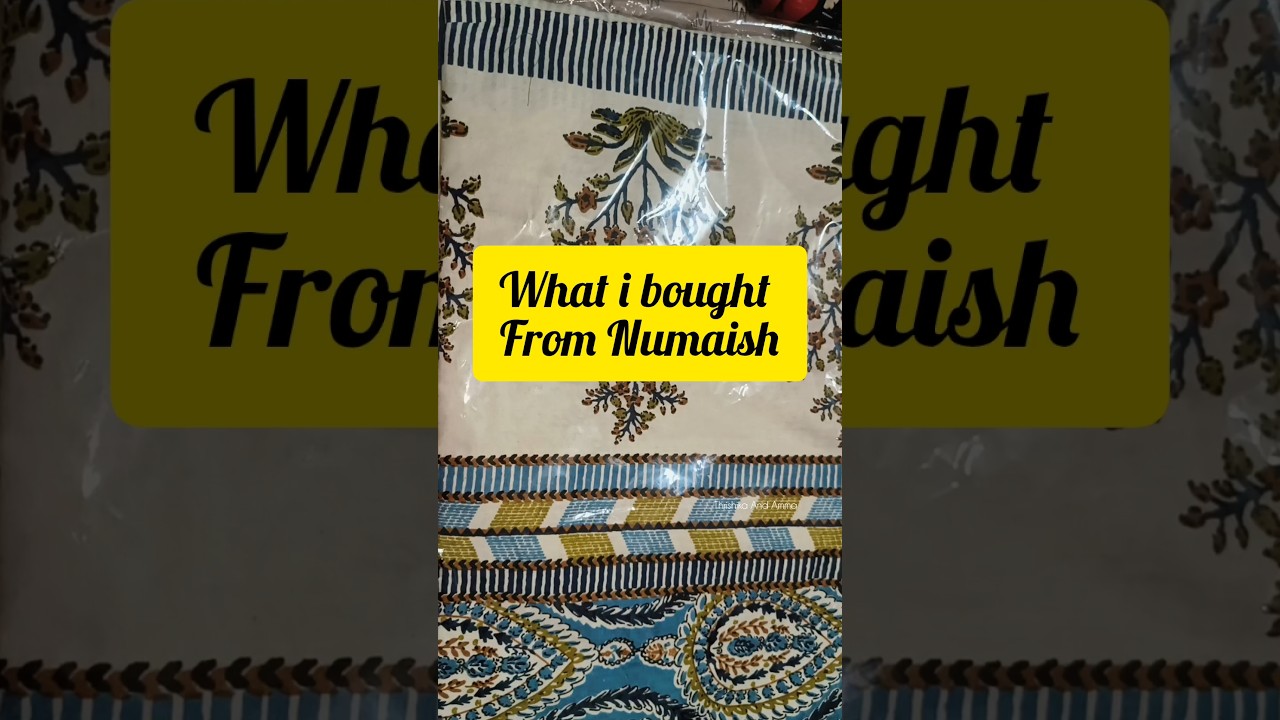 What i bought in Numaish Exhibition 