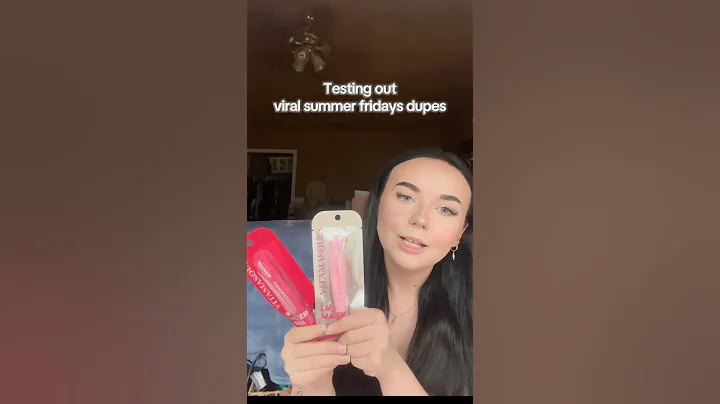 Testing out Summer Fridays dupes! #summerfridays #dupes #makeupdupes #targetfinds #vitamasques