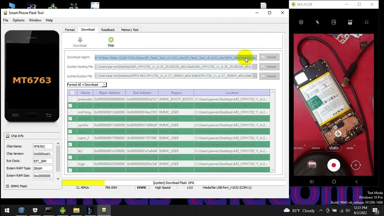 Oppo A83 Touch Not Work Fix Flash File YouTube