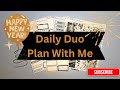 🎉 Weekly Plan With Me | New Year Planning | Erin Condren Daily Duo 🎉