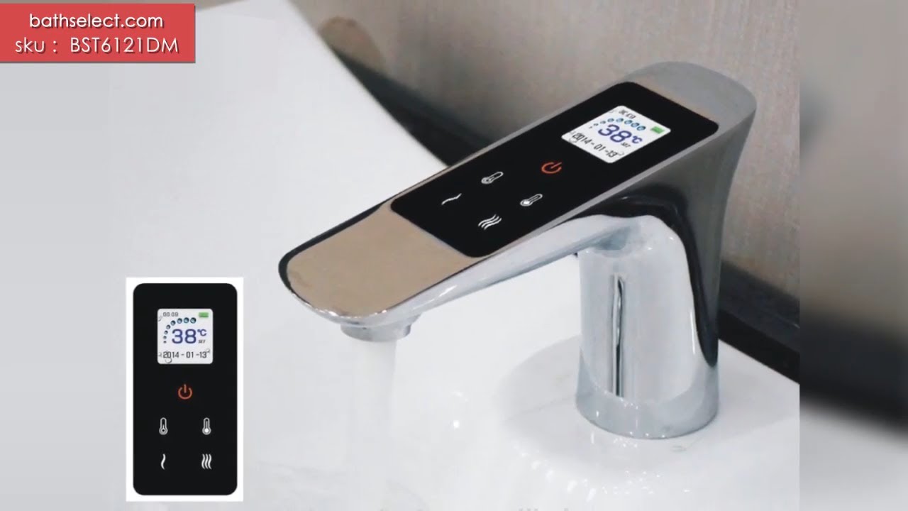 Genoa Digital Touch Sensor Faucet With Automatic Shut Off Youtube