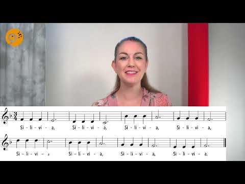 «Silivia»-Stimmübung. Eine schöne Melodie und schwungvolle Phrasen zum Aufwärmen der Stimme.