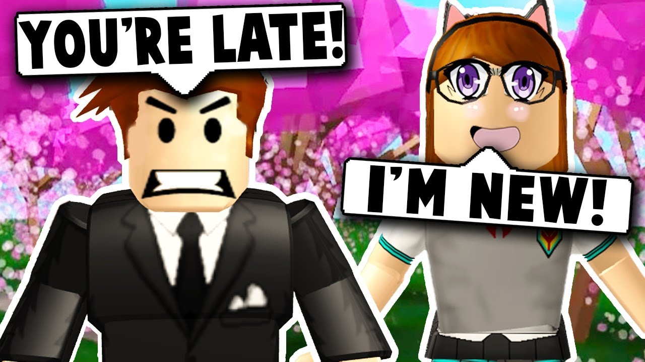 I Was Late On My First Day At Anime High School Roblox Roleplay - roblox anime high school