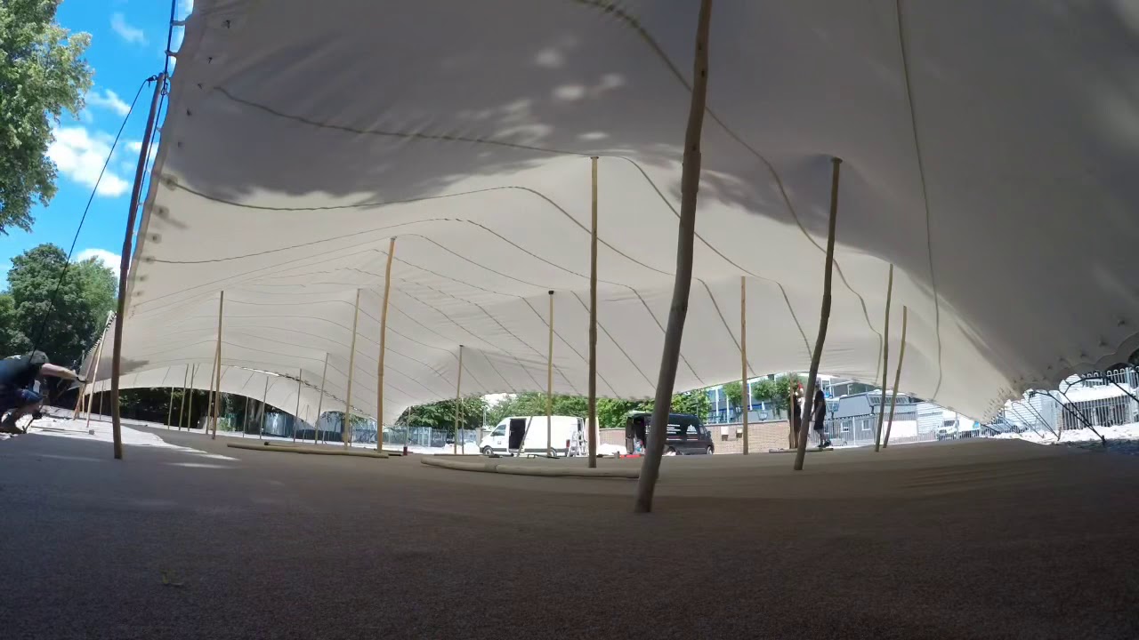 Stretch Tent set up! 