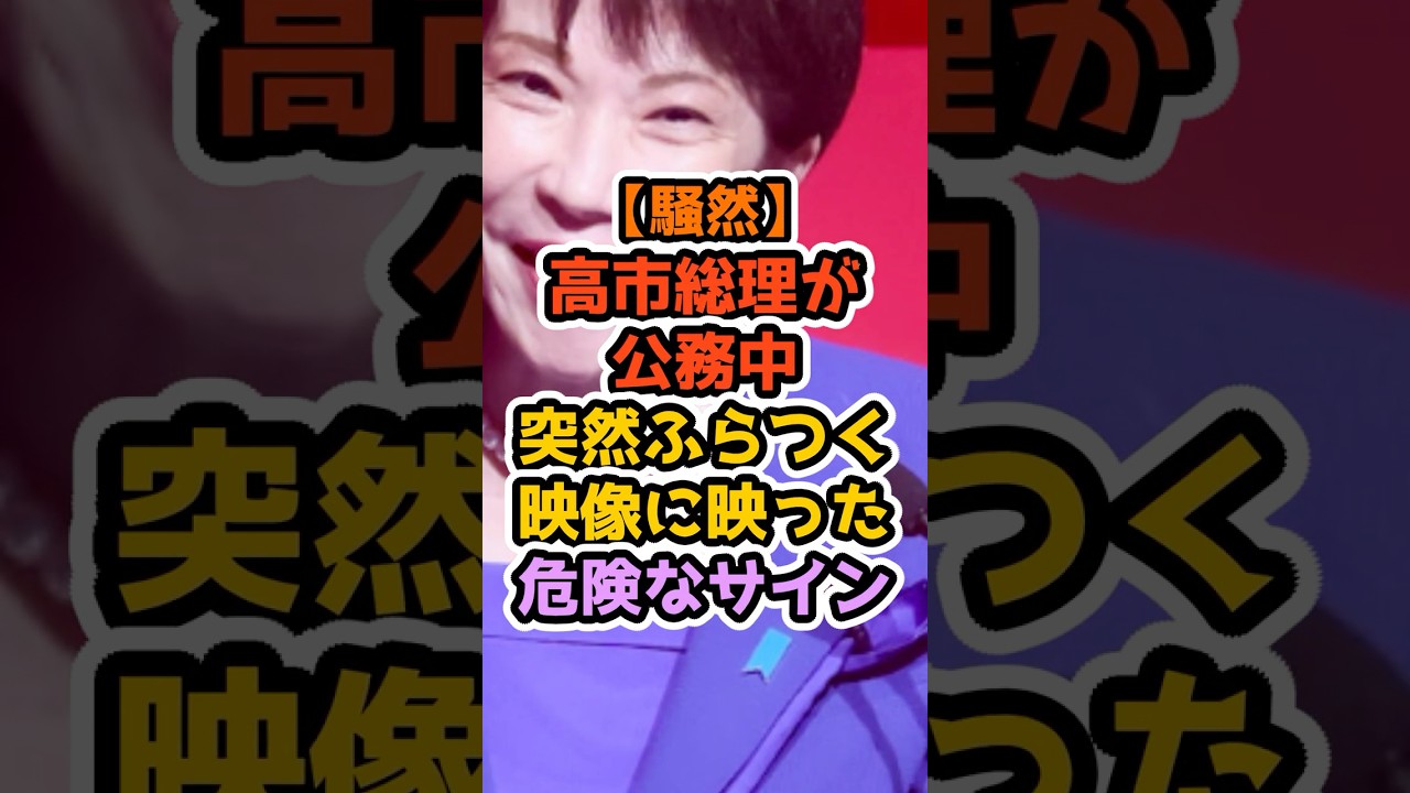 【限界寸前】リウマチ・人工関節・寝不足…それでも働く高市総理に驚愕 #自民党 #高市早苗 #政治解説