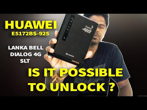 Huawei E5172Bs 925 Router  teardown & Review & is possible to Unlock ? Dialog | SLT | LankaBell