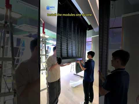 Roll-up LED display: flexible, portable and easy to install