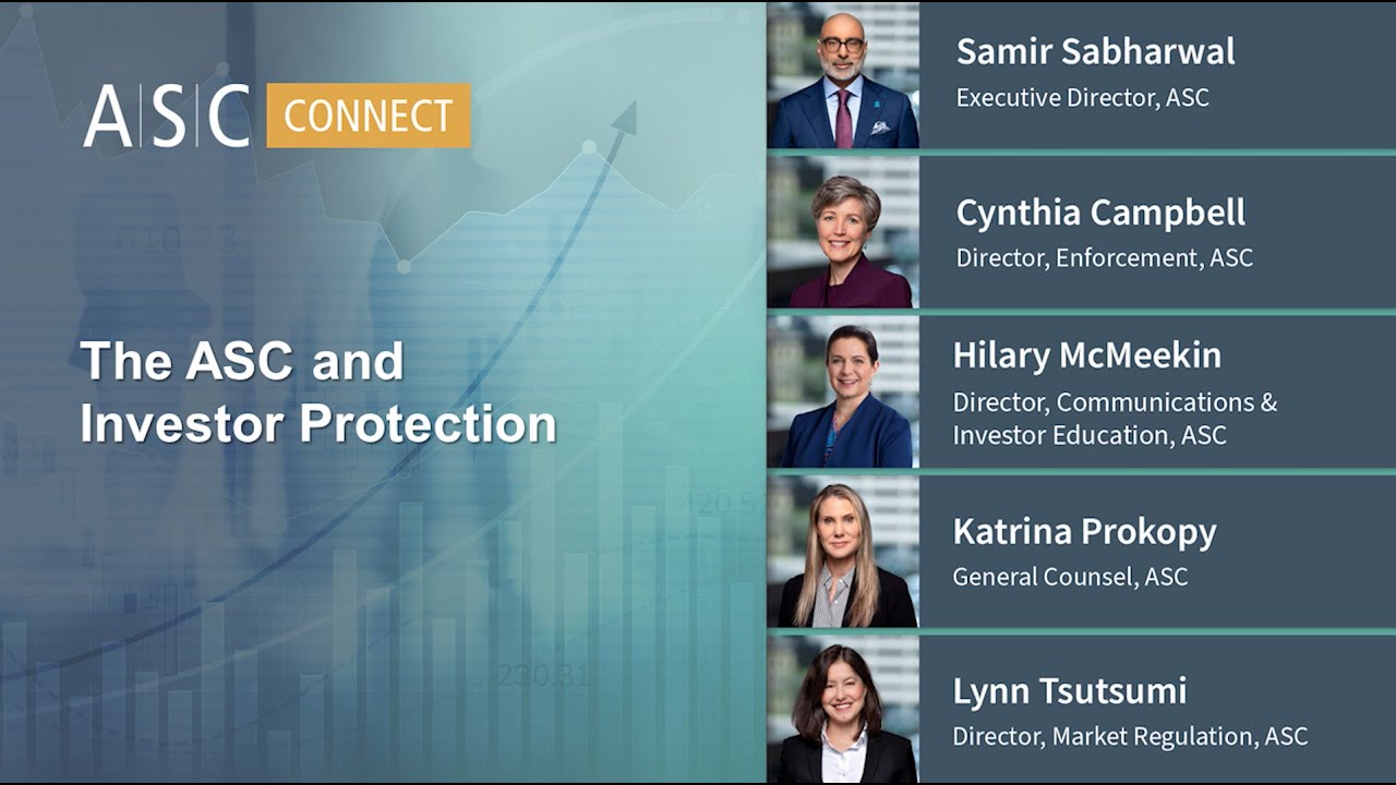 ASC Connect 2024 | The ASC and investor protection - YouTube