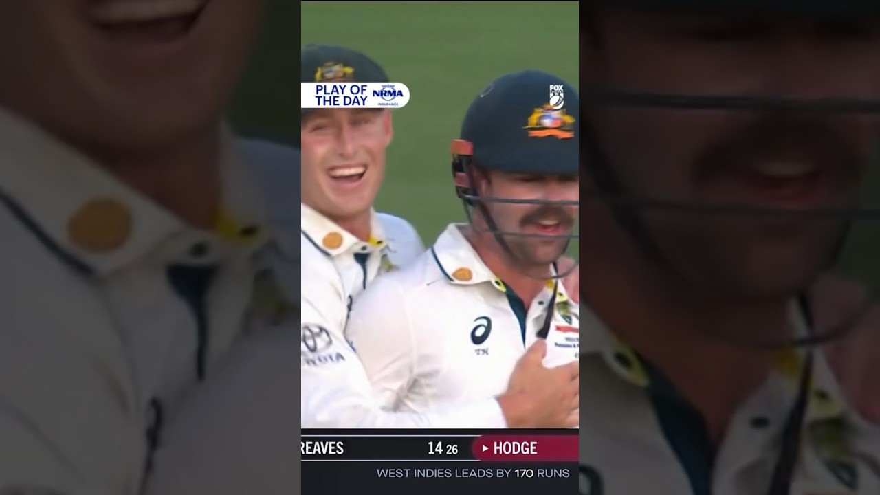 Short leg superstar Head with top-drawer run out! #PlayOfTheDay