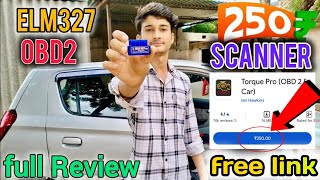 Torque Pro app free link download ELM327 obd2 scanner full review Hindi 🔥🤩💯| Sagar jangid 