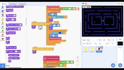 How to make a Pacman game using Scratch(Part 5)