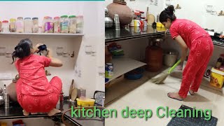 kitchen deep Cleaning/Home cleaning vlog  #dailyvlog #routinevlog  @mahi ki duniya