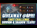Chief Challenge Ice - Shadow & Summon Teams! Purple Dice Legendries Revealed! Giveaway at 8PM