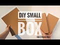 HOW I MAKE DIY SMALL BOX FOR 2 PESOS ONLY // ASMR PACKAGING (PHILIPPINES)