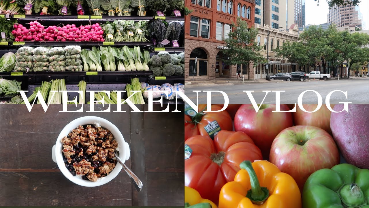 Weekend Vlog in Austin: Pilates, Chatting, Grocery Haul, Errands, Cooking at Home