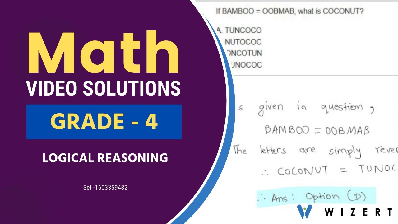 Grade 4 Math Problems - Mathematics Logical Reasoning problems for ...