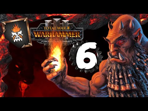 Видео: Гномы Хаоса Total War Warhammer 3 прохождение за Астрагота Железнорукого (сюжетная кампания) - #6