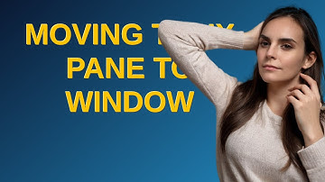 Unix: Moving tmux pane to window