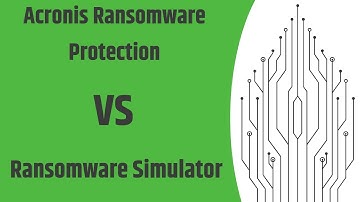 Acronis Ransomware Protection Vs Ransomware Simulation Testing