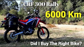 Honda CRF 300 Rally  6000 Kilometres  Did I Buy The Right Bike?