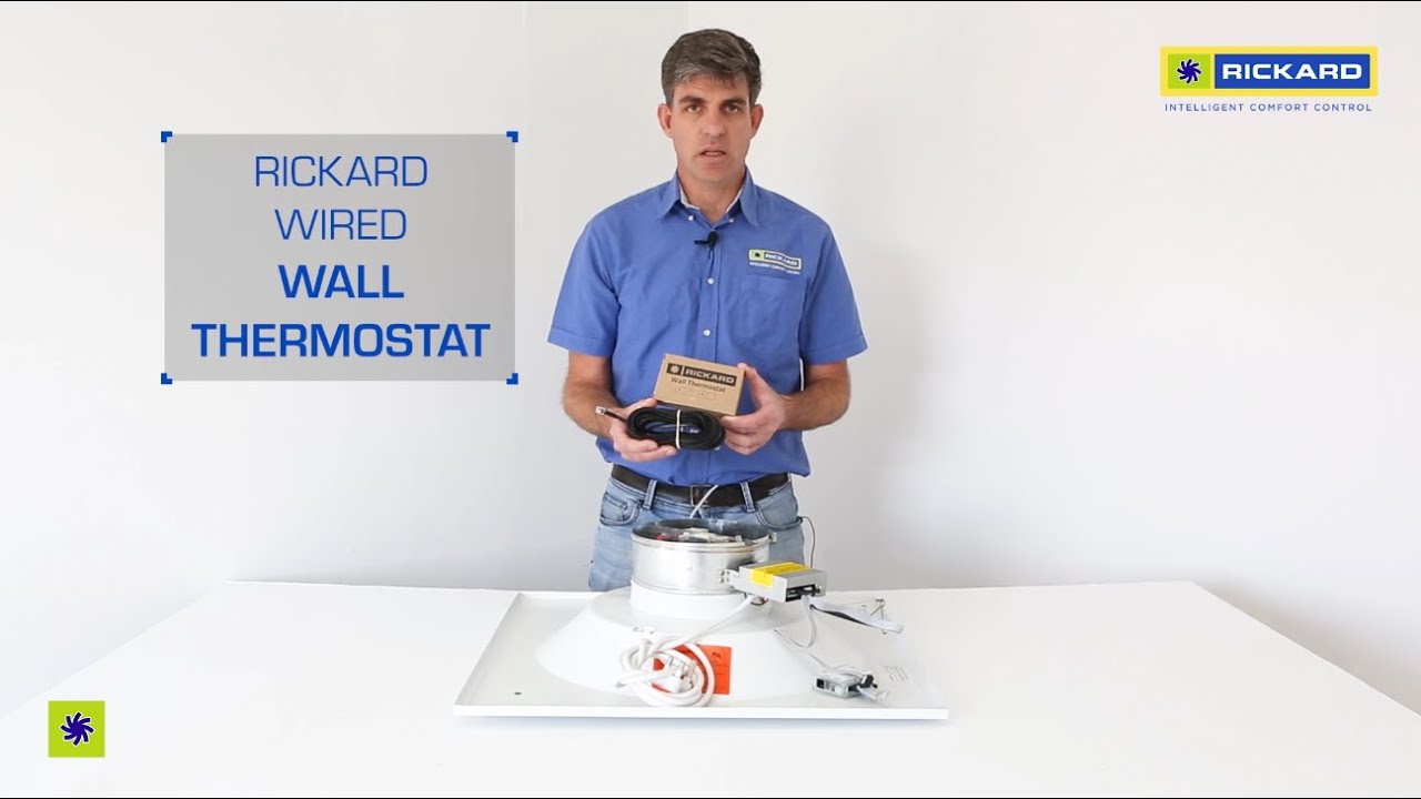 Wall Thermostat Product Overview & Physical Installation YouTube