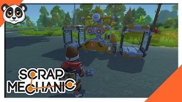 Scrap Mechanic Survival | Part 6 | Crafting Refinery Bot!!