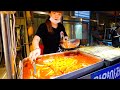 Korea Street Food - SUPER CHEESY Korean Food in Taiwan!! BEST BBQ + SPICY FRIED CHICKEN!!