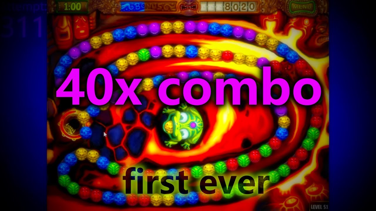 (FWR) Zuma's Revenge: 40x combo!