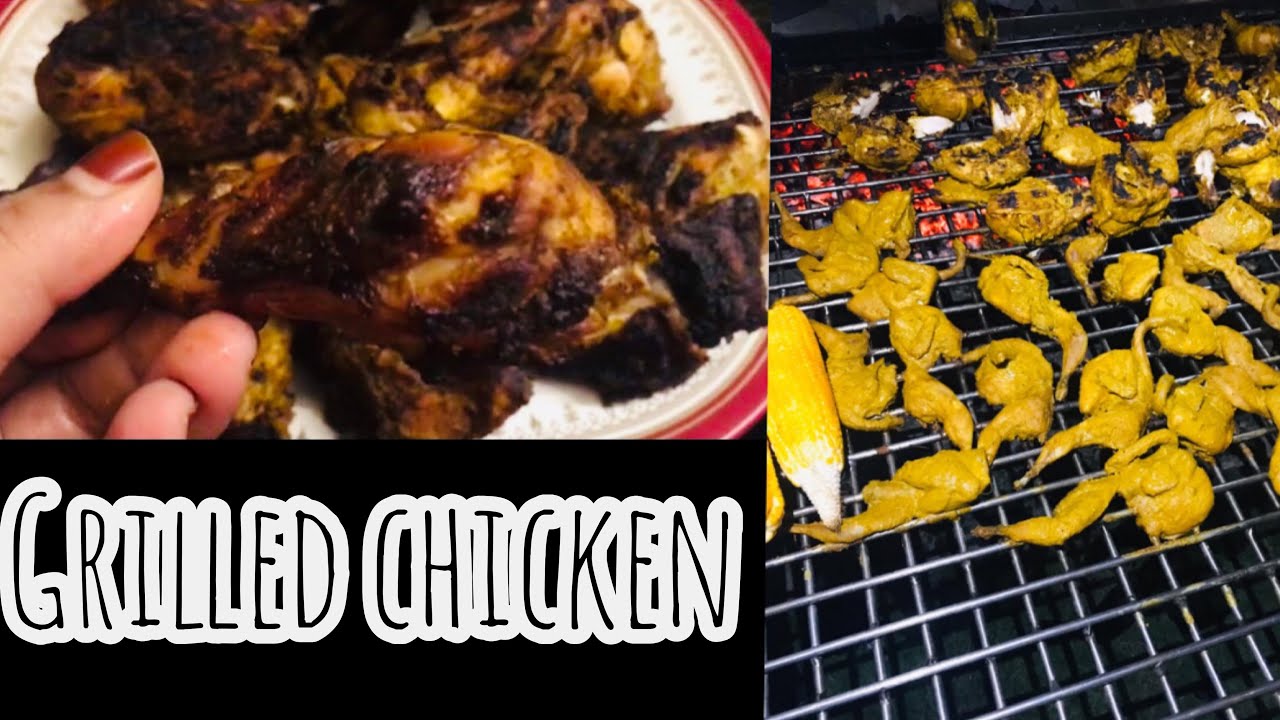 GRILLED CHICKEN RECIPE| GRILLED KADA(QUAIL)RECIPE | home made kada ...