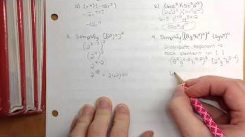 7-1: Multiplication Properties of Exponents (Part 3)