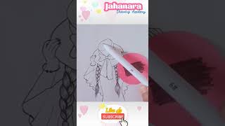 How To Draw A Girl Wearing A Hat - Step By Step