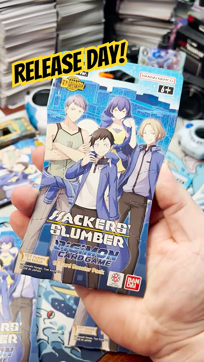 Digimon's New Set Hackers Slumber Is Here! #digimon
