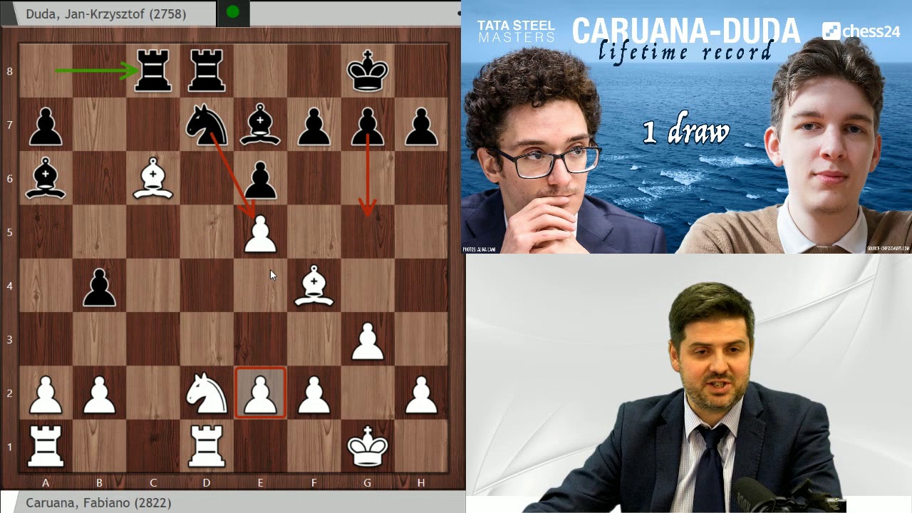 Tata Steel Chess: Caruana a full point ahead