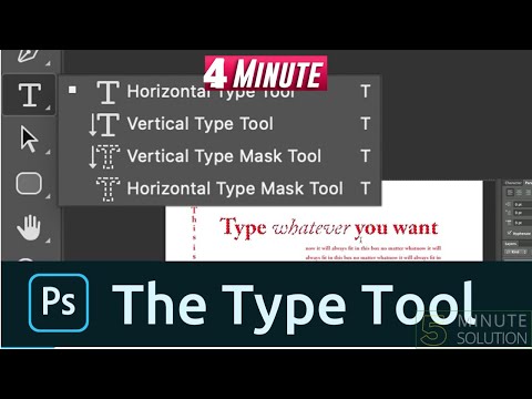 How to Use Text Tool in Photoshop 2022