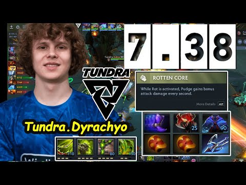 Dyrachyo 7.38 Pudge Carry Right Click legit ???  New Patch Tundra vs Moodeng Dream League 25 Game 2