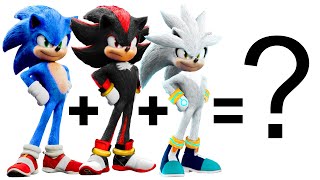 SONIC fusion SHADOW fusion with SILVER | epic Sonic the hedgehog fusions | what will happen next