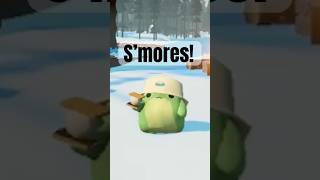 How cute is this game? Omg #cozygaming #gamingshorts #coopgaming #sleddinggame #froggame #wintergame
