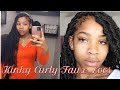 Natural Kinky Curly Goddess Faux Loc’s || BEGINNER FRIENDLY PROTECTIVE STYLE 🤎|| NATURAL HAIR🌀