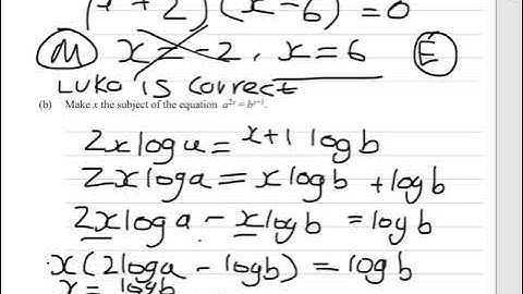 2015 Level 2 Algebra NCEA level 2 (Part 1)