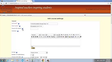 Moodle CMS: Add blocks and Enroll Students